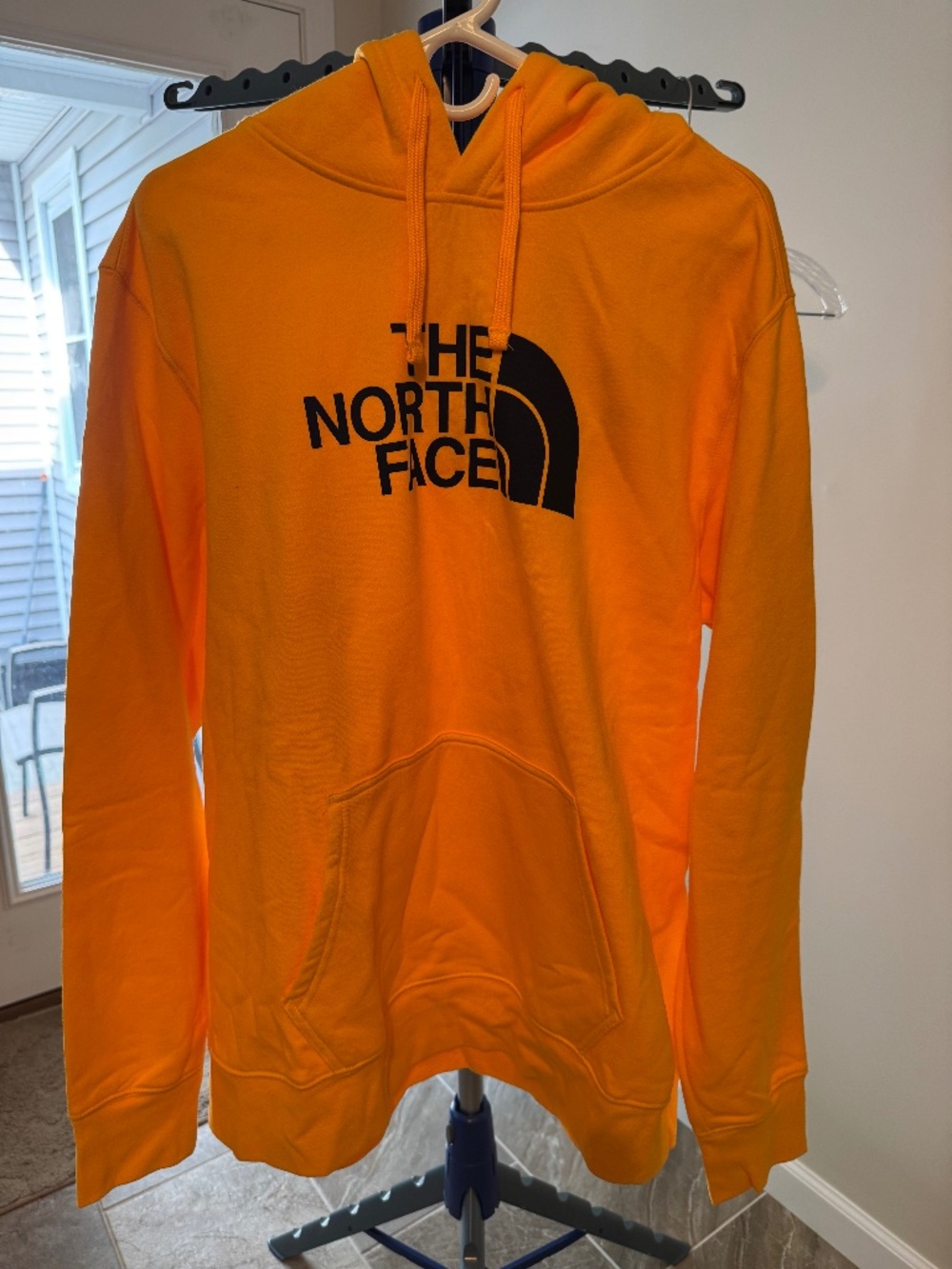 The North face hoodie sweatshirt orange size XL NWT